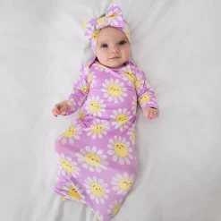Layette|Infant Gowns<Little Sleepies Infant Gown Flower Power