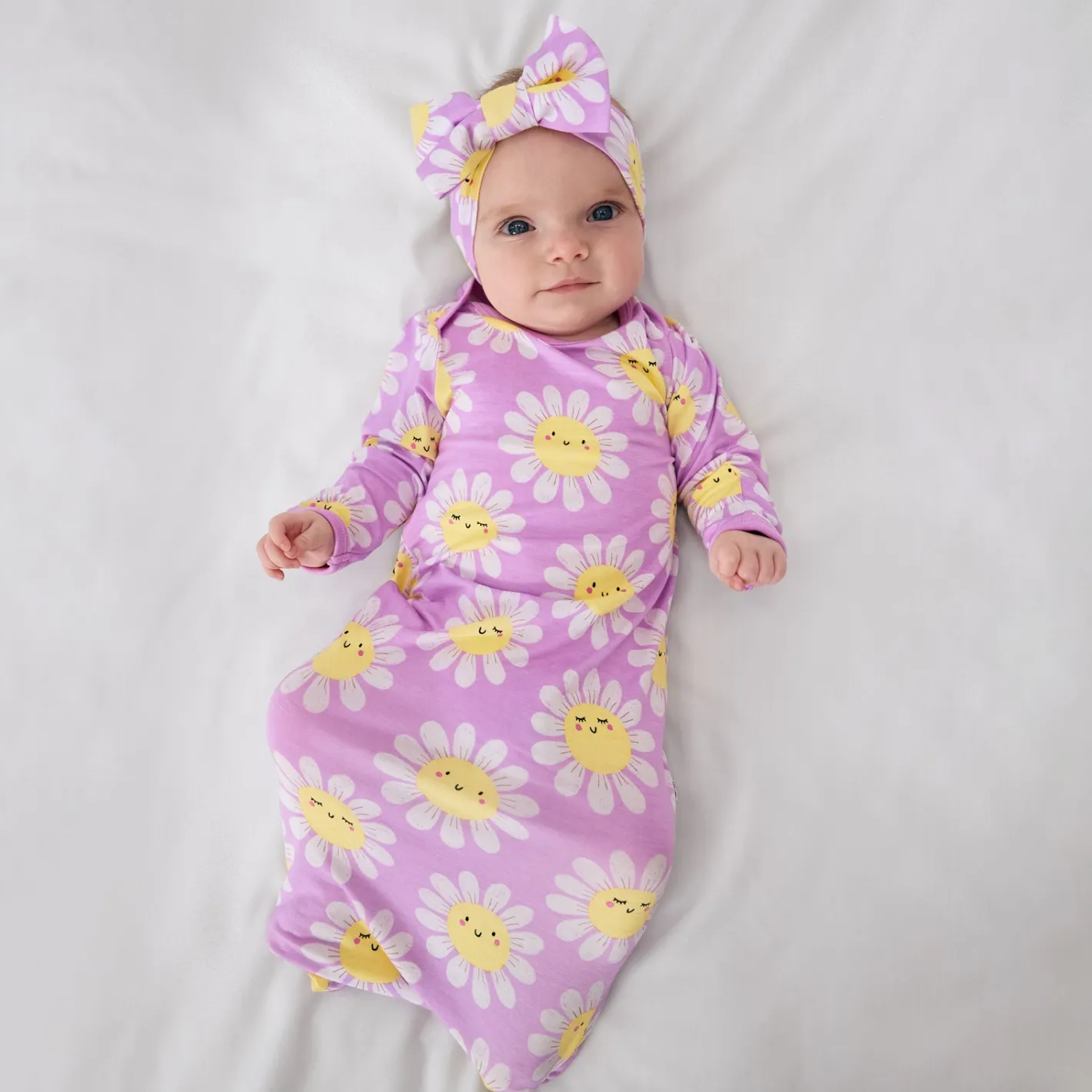Layette|Infant Gowns<Little Sleepies Infant Gown Flower Power