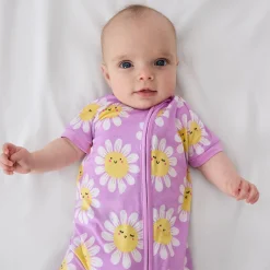 Zippies|Mommy & Me<Little Sleepies Shorty Zippy Flower Power