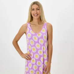 Mommy & Me|Mommy & Me<Little Sleepies Women's Sleeveless Nightgown Flower Power
