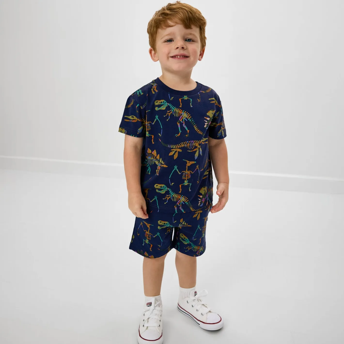 Shorts|Shorts<Little Sleepies Drawstring Shorts Fossil Quest