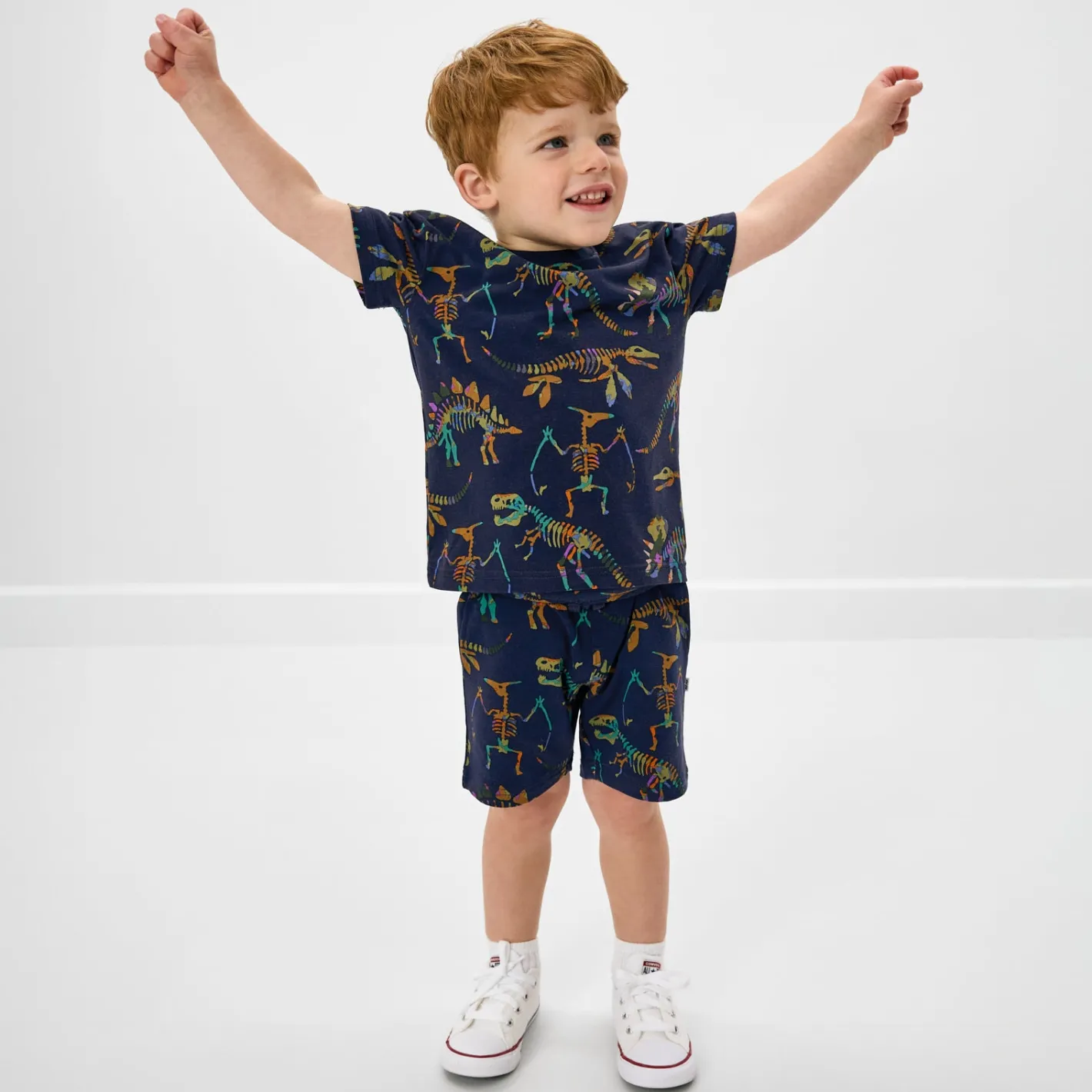 Shorts|Shorts<Little Sleepies Drawstring Shorts Fossil Quest