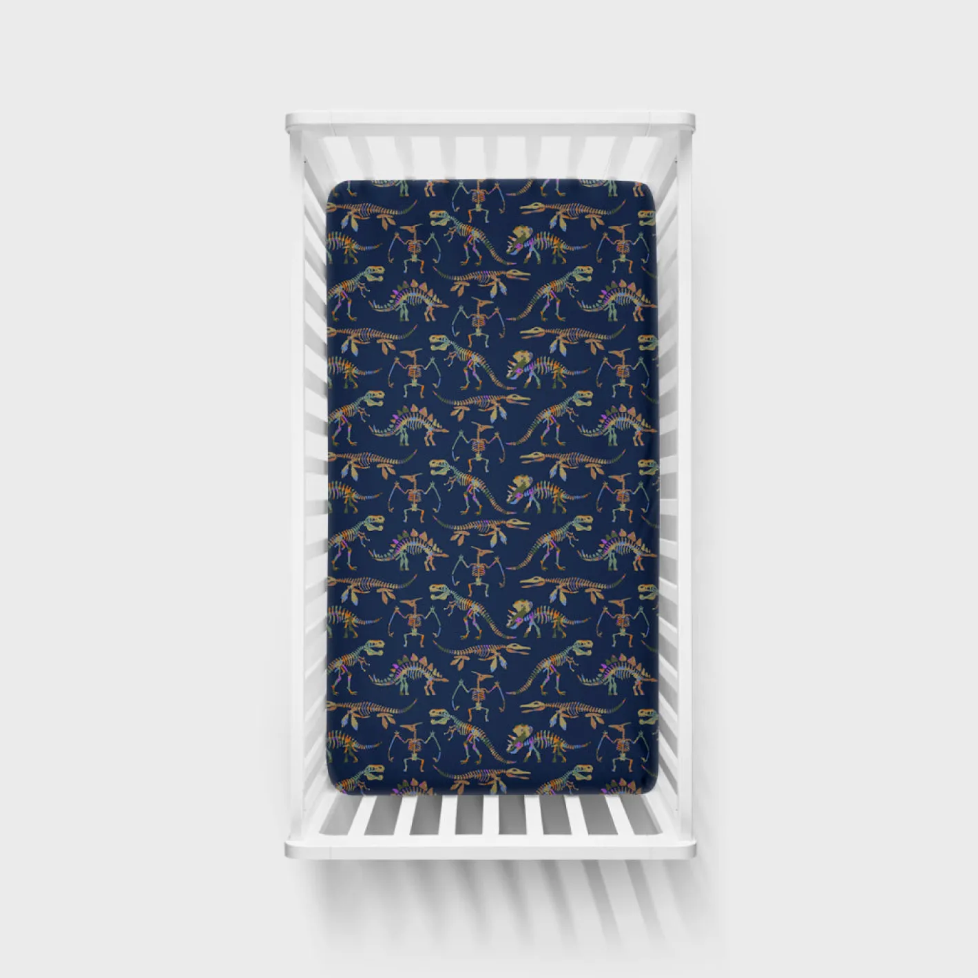 Sheets<Little Sleepies Fitted Crib Sheet Fossil Quest