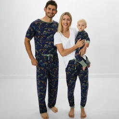 Daddy & Me|Full Family Matching<Little Sleepies Men's Pajama Pants Fossil Quest