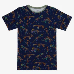 Daddy & Me|Full Family Matching<Little Sleepies Men's Short Sleeve Pajama Top Fossil Quest