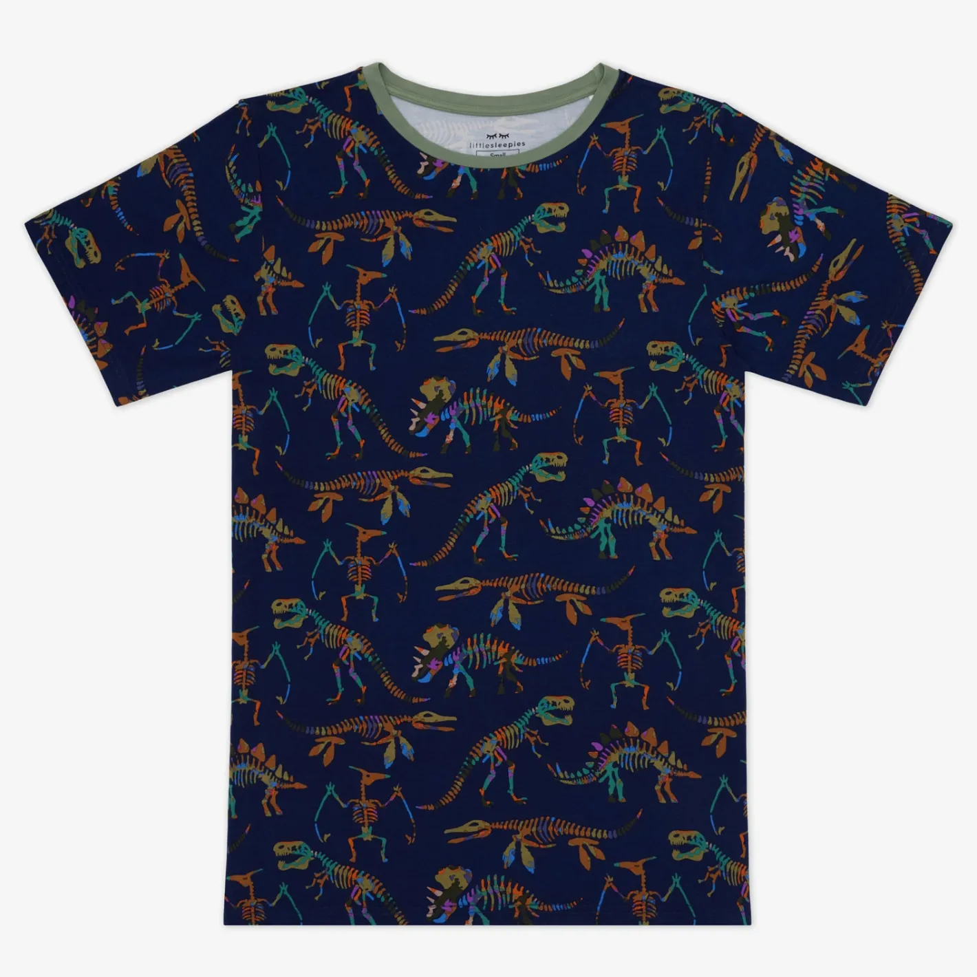 Daddy & Me|Full Family Matching<Little Sleepies Men's Short Sleeve Pajama Top Fossil Quest