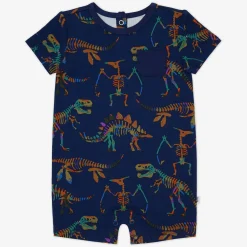 Bamboo Baby Clothes|Rompers<Little Sleepies Pocket Shorty Romper Fossil Quest