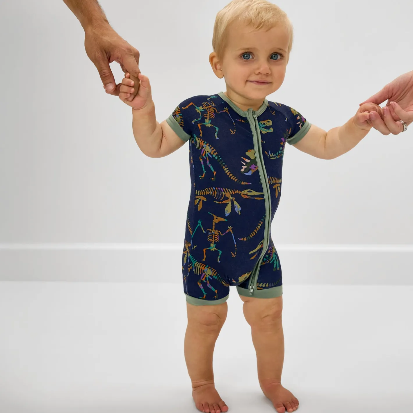 Zippies|Mommy & Me<Little Sleepies Shorty Zippy Fossil Quest