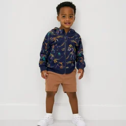 Tops & Tees|Tops & Tees<Little Sleepies Zip Hoodie Fossil Quest