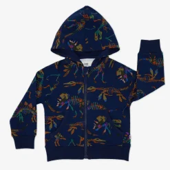 Tops & Tees|Tops & Tees<Little Sleepies Zip Hoodie Fossil Quest