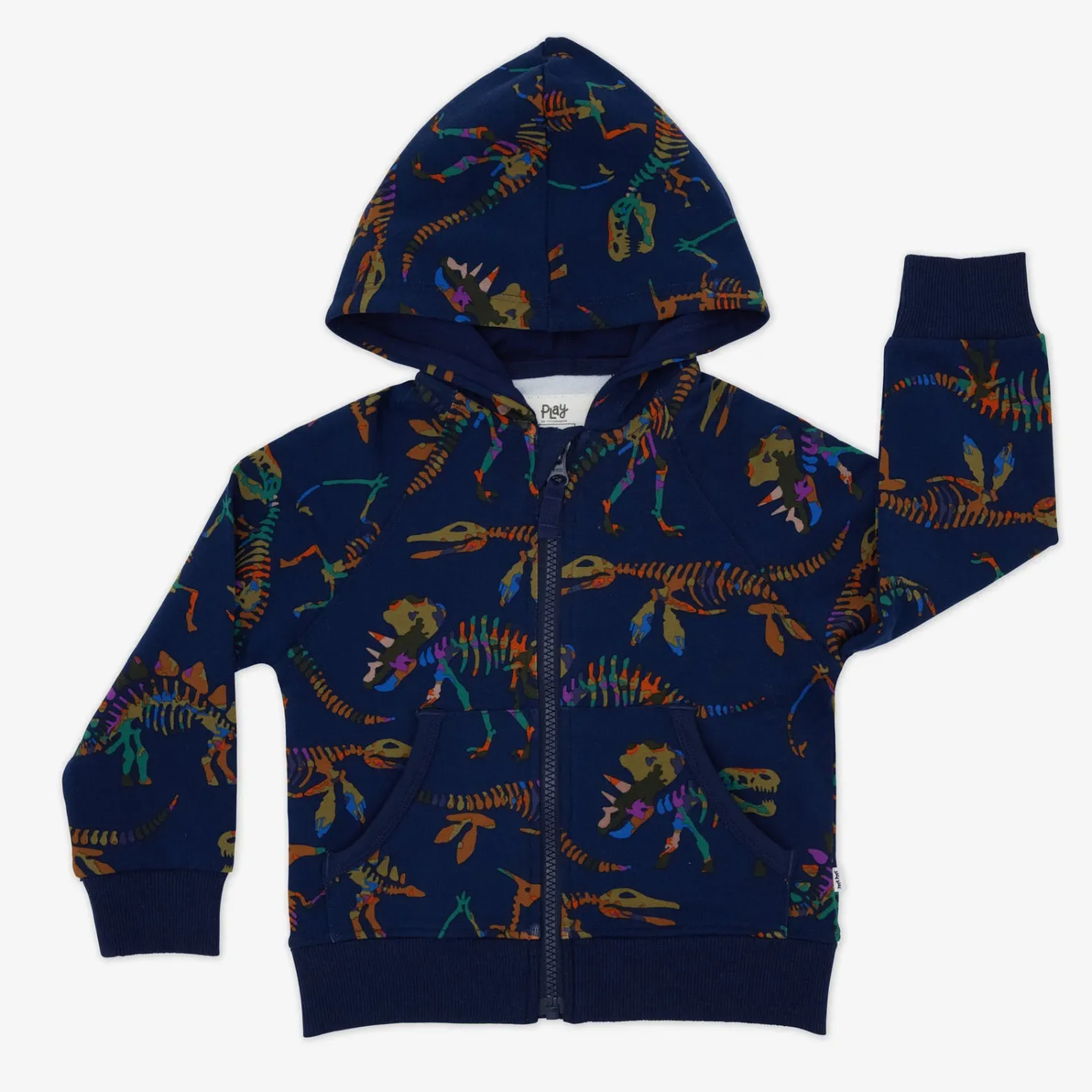 Tops & Tees|Tops & Tees<Little Sleepies Zip Hoodie Fossil Quest