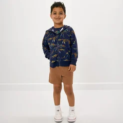 Tops & Tees|Tops & Tees<Little Sleepies Zip Hoodie Fossil Quest