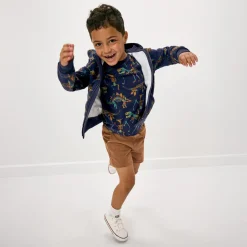 Tops & Tees|Tops & Tees<Little Sleepies Zip Hoodie Fossil Quest
