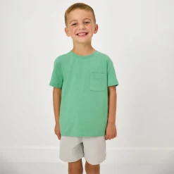 Tops & Tees|Tops & Tees<Little Sleepies Relaxed Pocket Tee Fresh Green