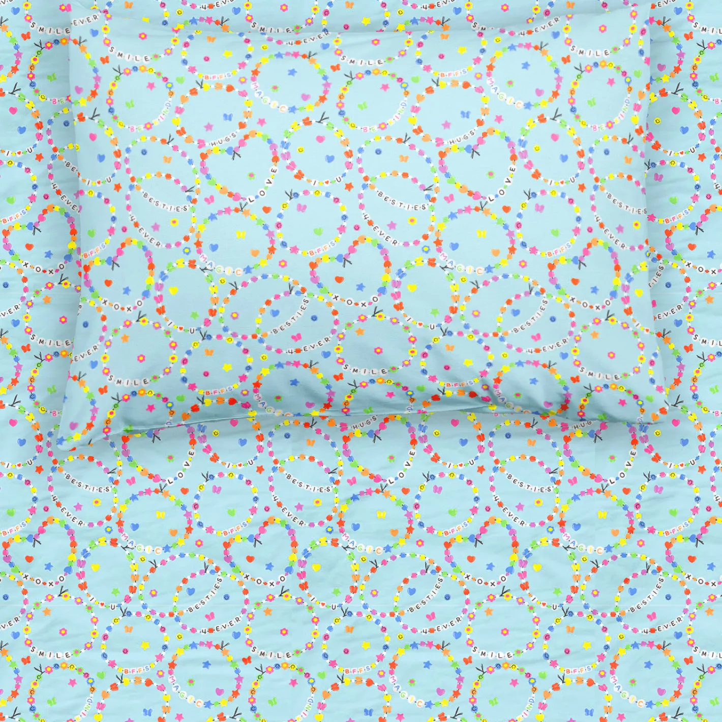 Sheets<Little Sleepies Twin Sheet Set Friends Forever
