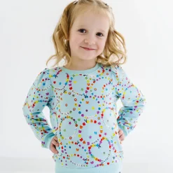 Sweaters & Hoodies|Sweaters & Hoodies<Little Sleepies Puff Sleeve Crewneck Friends Forever