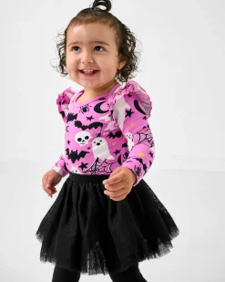 Bamboo Baby Clothes|Bodysuits<Little Sleepies Flutter Bodysuit Frightful Friends