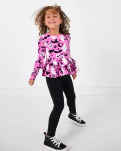 Tops & Tees|Tops & Tees<Little Sleepies Tiered Peplum Top Frightful Friends