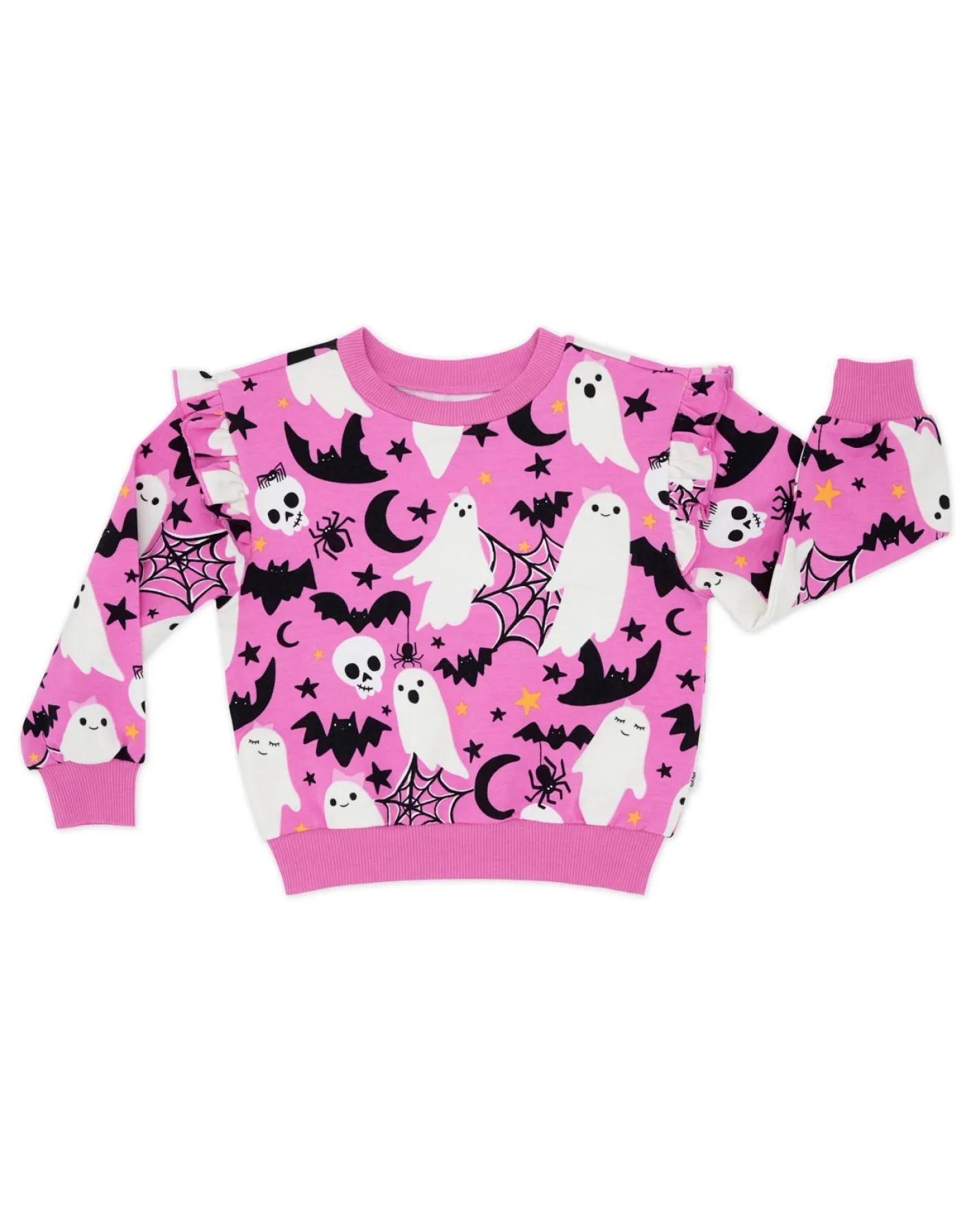 Sweaters & Hoodies|Sweaters & Hoodies<Little Sleepies Flutter Crewneck Frightful Friends