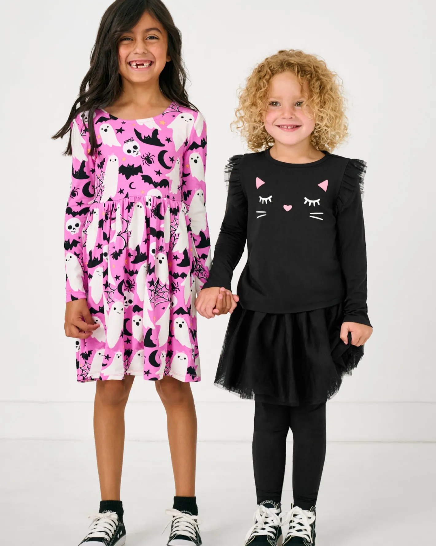 Dresses|Dresses<Little Sleepies Bow Back Skater Dress Frightful Friends