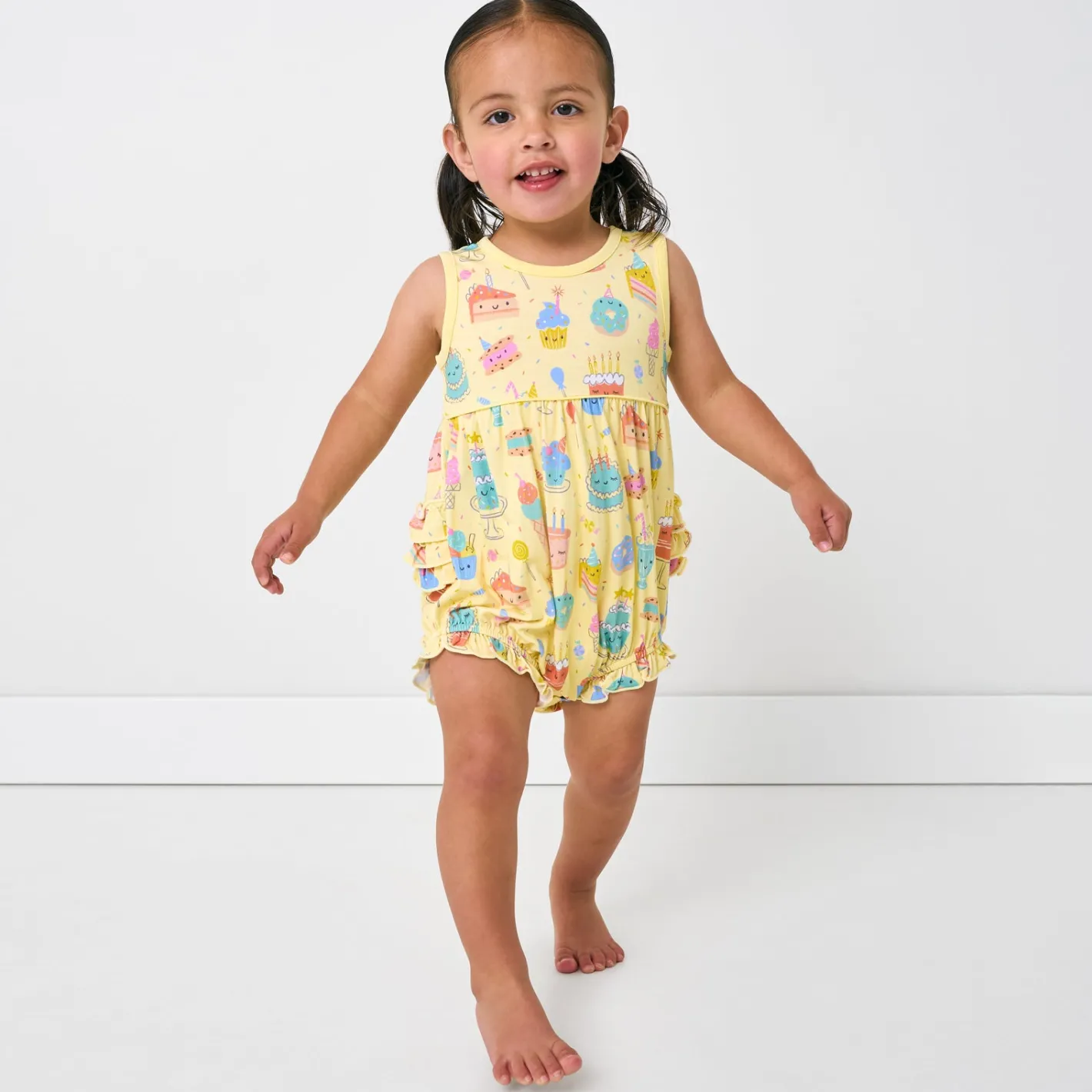 Bamboo Baby Clothes|Rompers<Little Sleepies Bubble Romper Frosted Fun