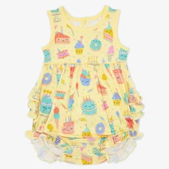 Bamboo Baby Clothes|Rompers<Little Sleepies Bubble Romper Frosted Fun