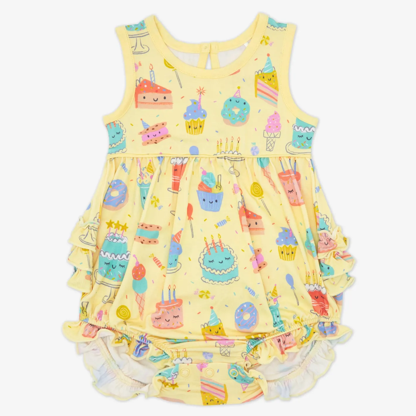 Bamboo Baby Clothes|Rompers<Little Sleepies Bubble Romper Frosted Fun