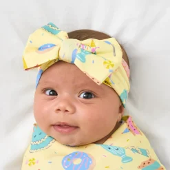 Hats & Headbands<Little Sleepies Luxe Bow Headband Frosted Fun