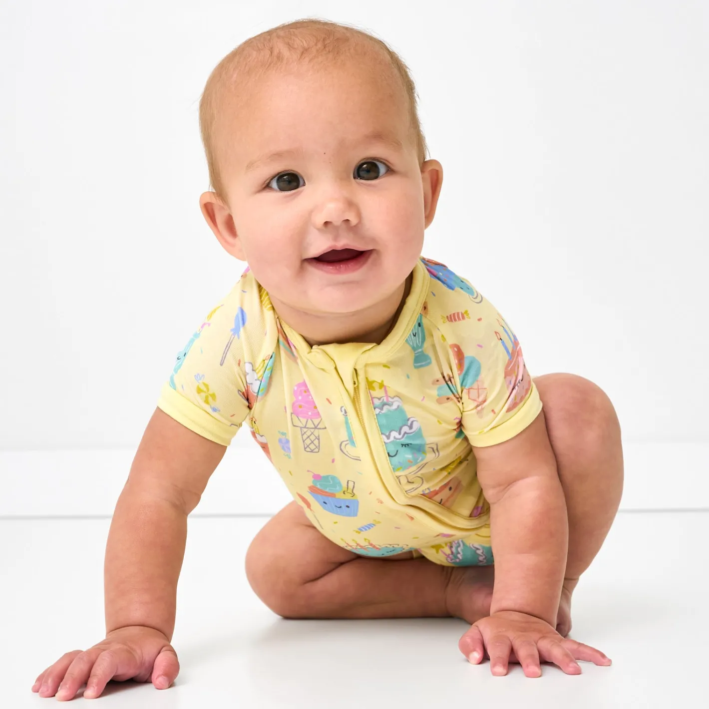 Zippies|Mommy & Me<Little Sleepies Shorty Zippy Frosted Fun
