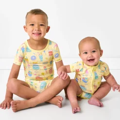 Zippies|Mommy & Me<Little Sleepies Shorty Zippy Frosted Fun
