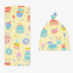Layette|Swaddles<Little Sleepies Swaddle & Hat Set Frosted Fun