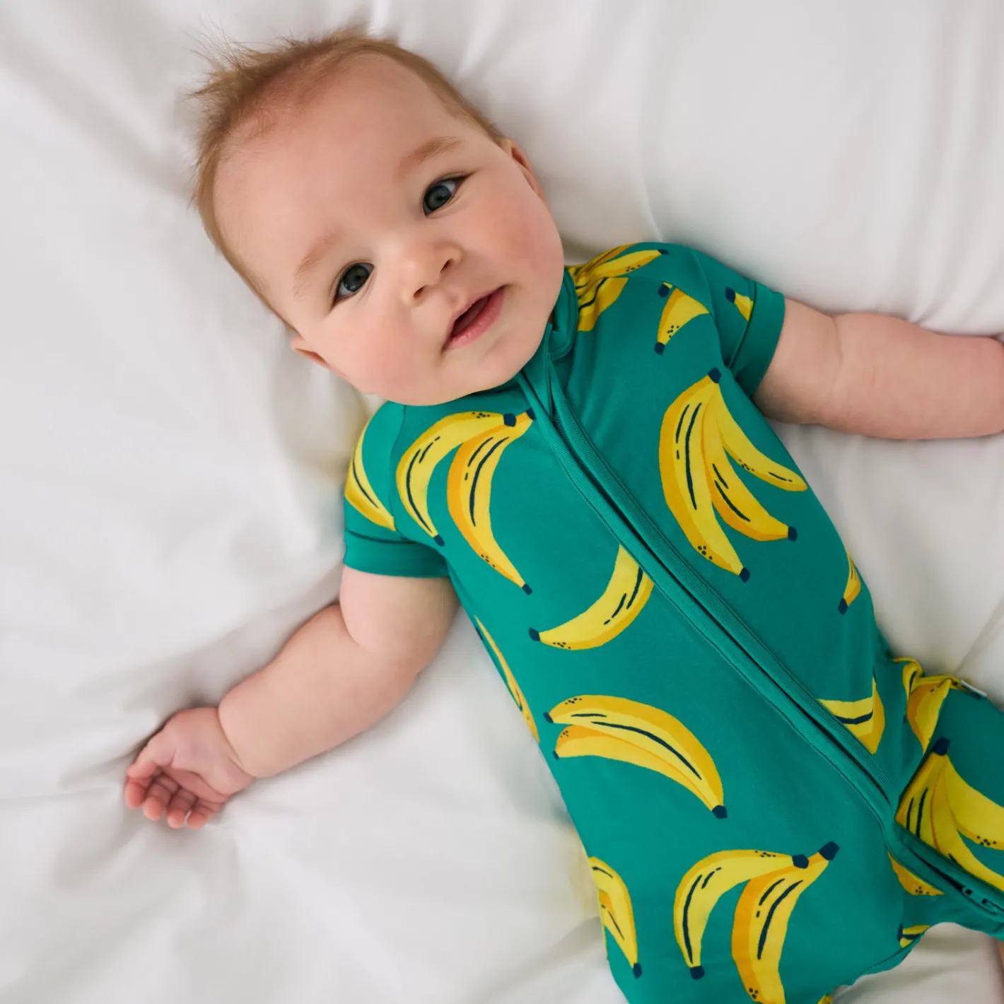 Zippies<Little Sleepies Shorty Zippy Go Bananas