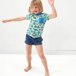 Tops & Tees|Tops & Tees<Little Sleepies Relaxed Pocket Tee Golden State