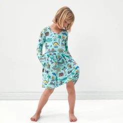 Dresses|Dresses<Little Sleepies Skater Dress Golden State