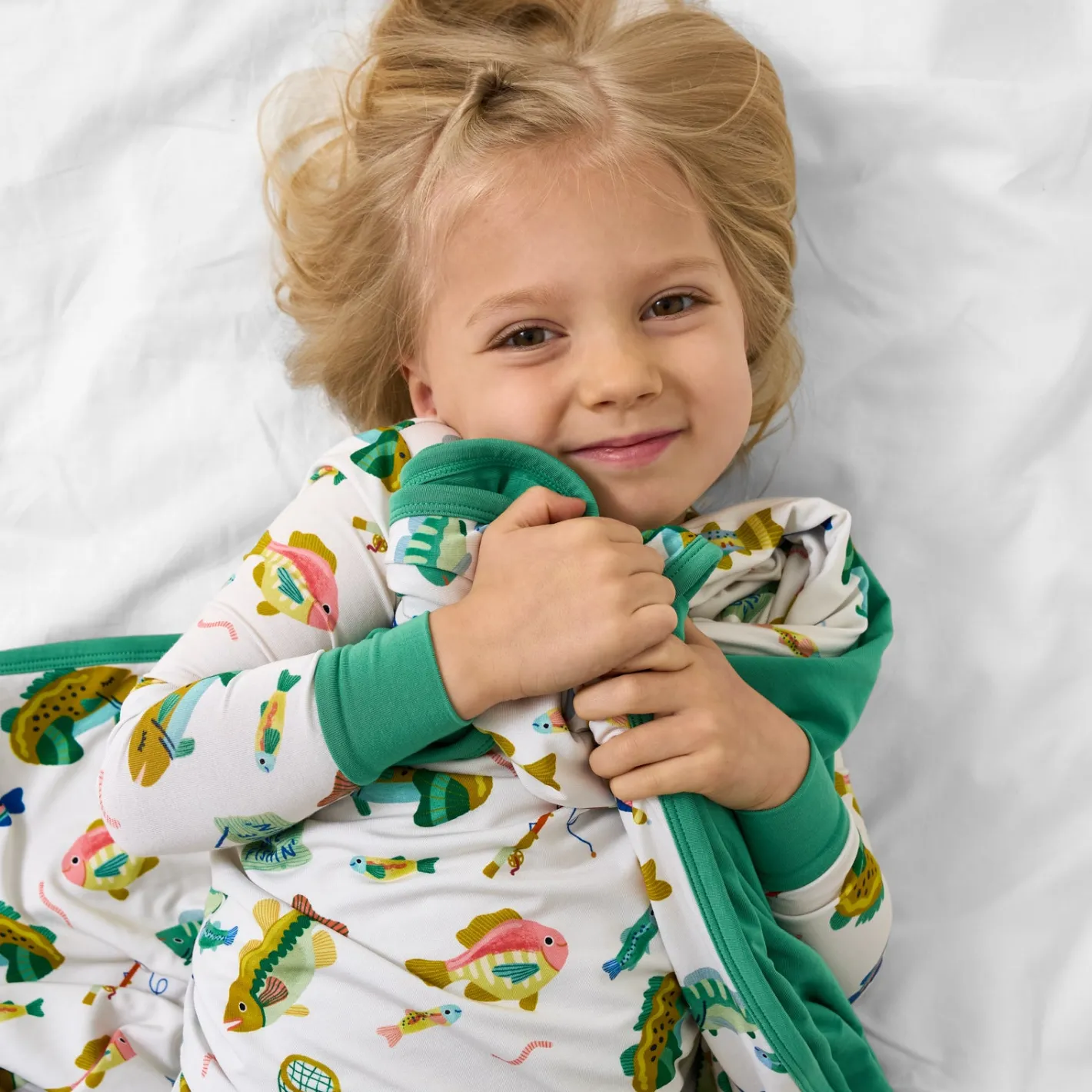 Cloud Blankets|Cloud Blankets<Little Sleepies Large Cloud Blanket® Gone Fishin'