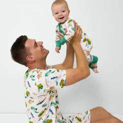 Men's<Little Sleepies Men's Short Sleeve Pajama Top Gone Fishin'