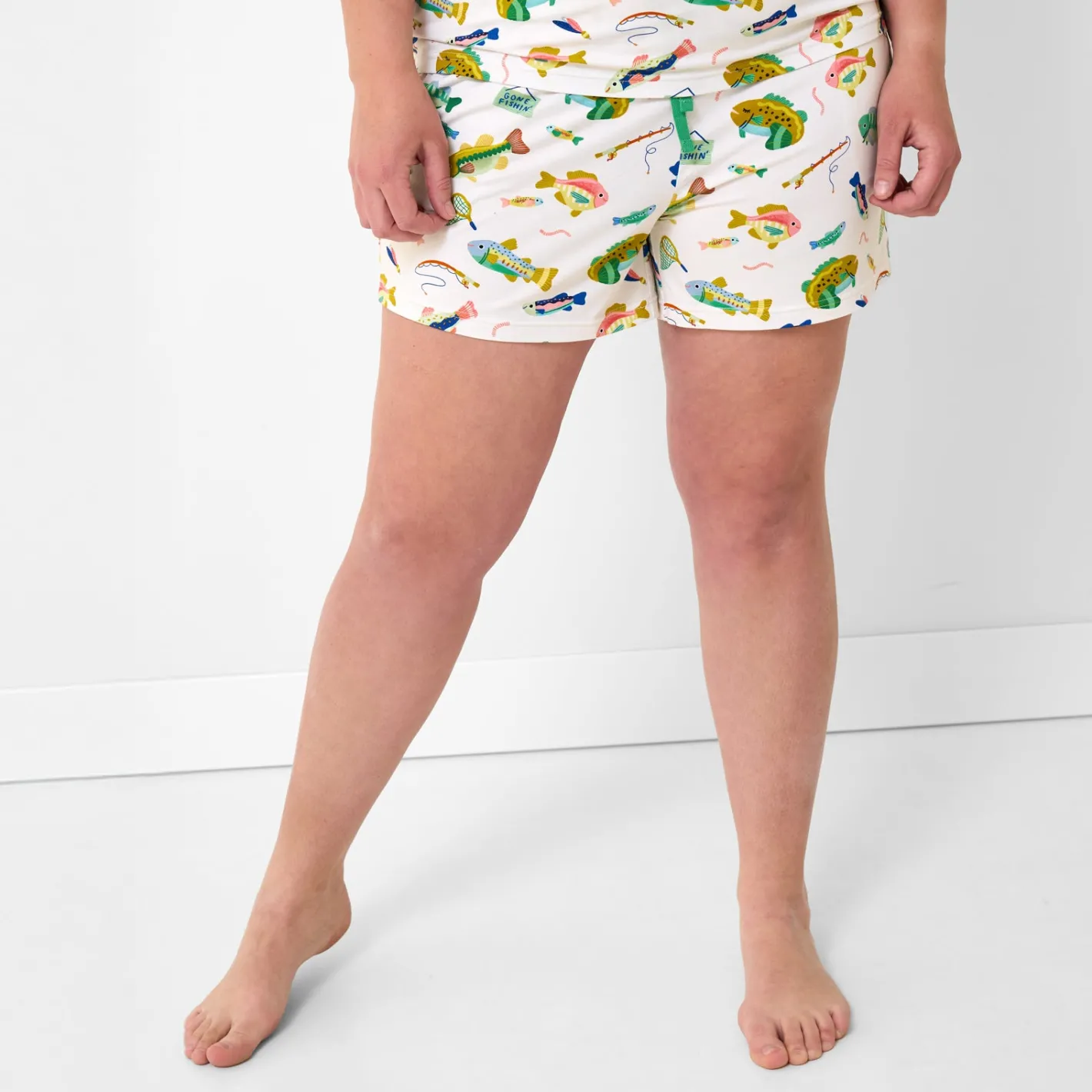 Women's Pajamas<Little Sleepies Women's Pajama Shorts Gone Fishin'