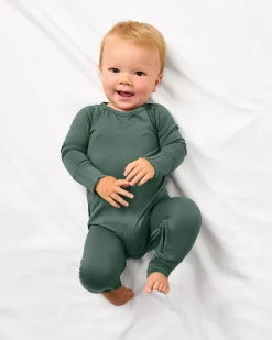 Zippies|Mommy & Me<Little Sleepies Crescent Zippy Grove Green