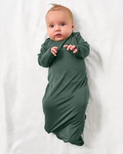 Layette|Infant Gowns<Little Sleepies Infant Gown Grove Green