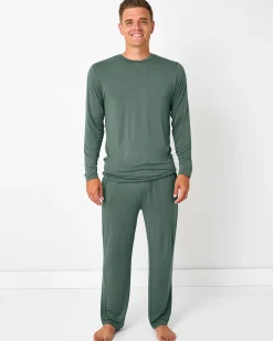 Daddy & Me|Full Family Matching<Little Sleepies Men's Pajama Pants Grove Green