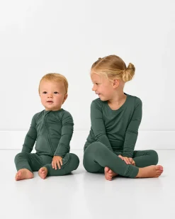 Two-Piece Pj Sets|Two-Piece Pj Sets<Little Sleepies Two-Piece Pajama Set Grove Green