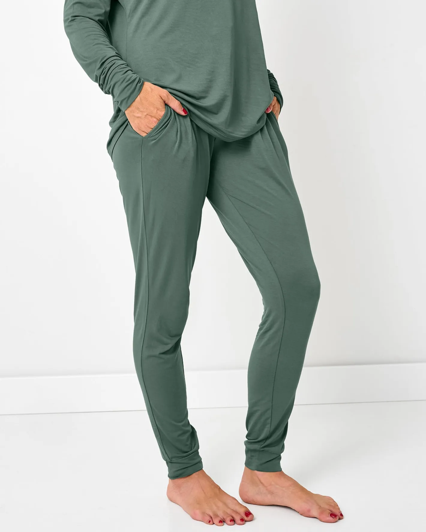 Mommy & Me|Mommy & Me<Little Sleepies Women's Pajama Pants Grove Green