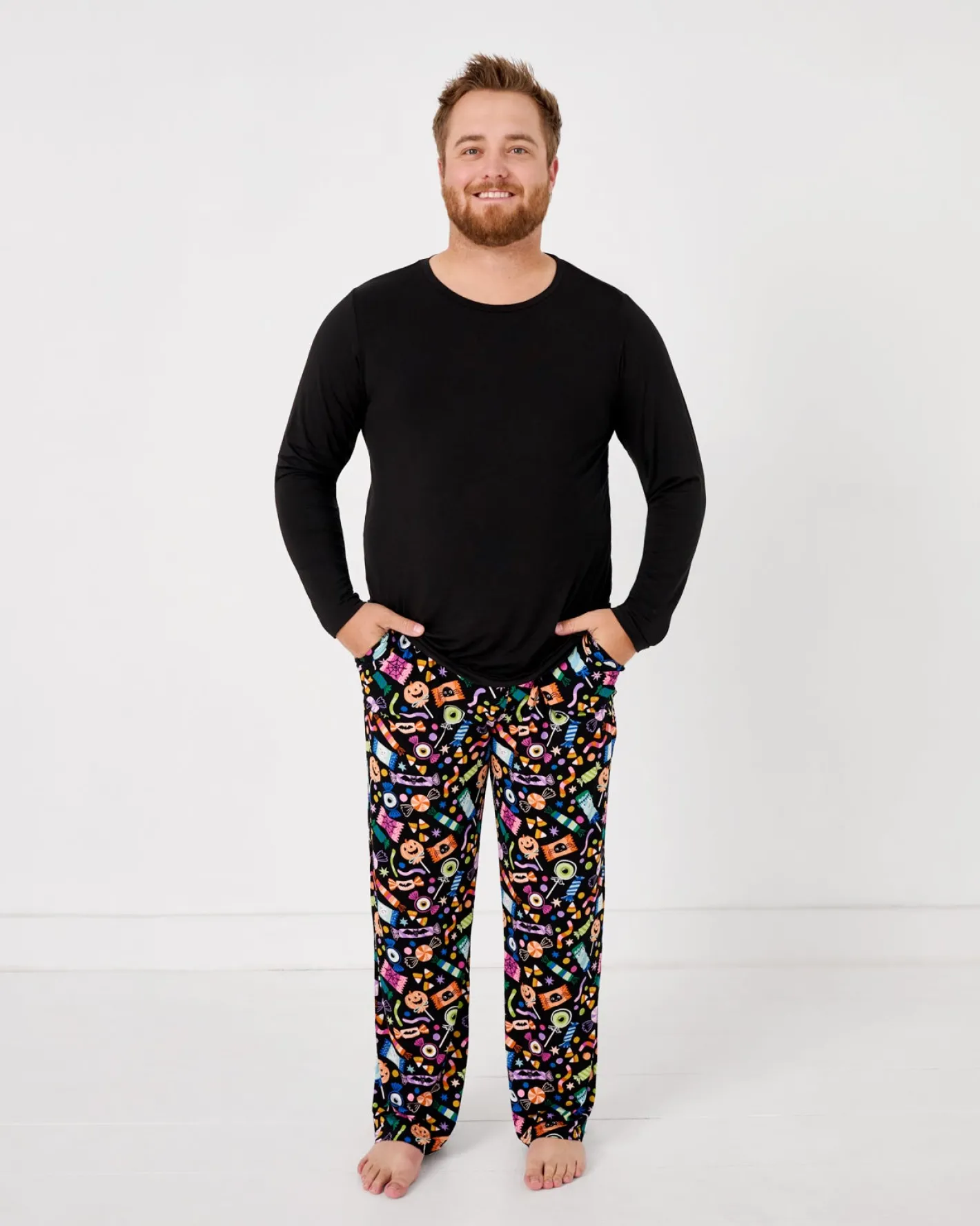 Daddy & Me|Full Family Matching<Little Sleepies Men's Pajama Pants Halloween Haul