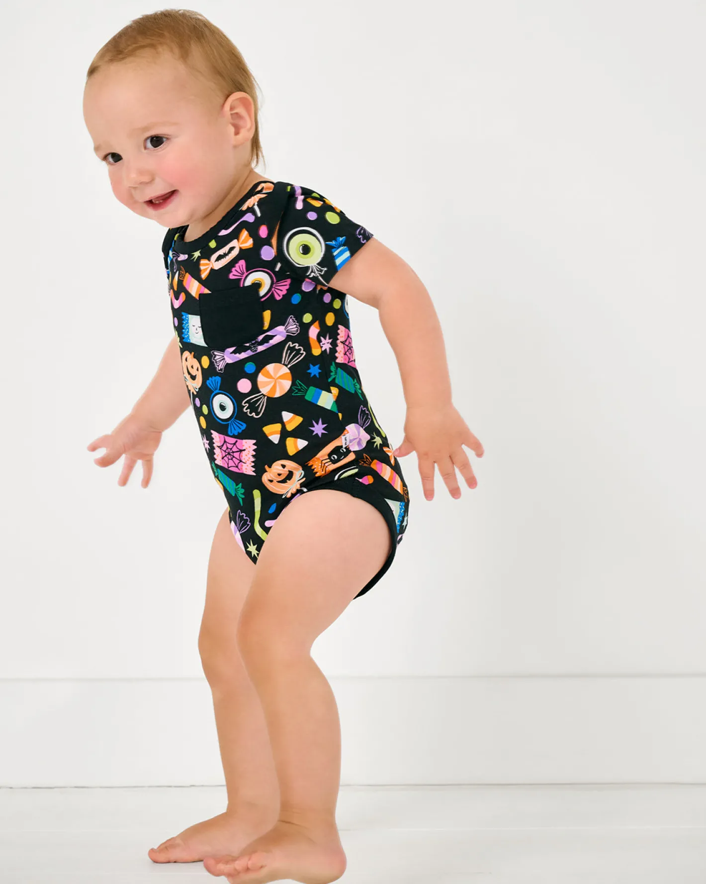 Bamboo Baby Clothes|Bodysuits<Little Sleepies Pocket Bodysuit Halloween Haul