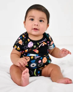 Bamboo Baby Clothes|Bodysuits<Little Sleepies Pocket Bodysuit Halloween Haul