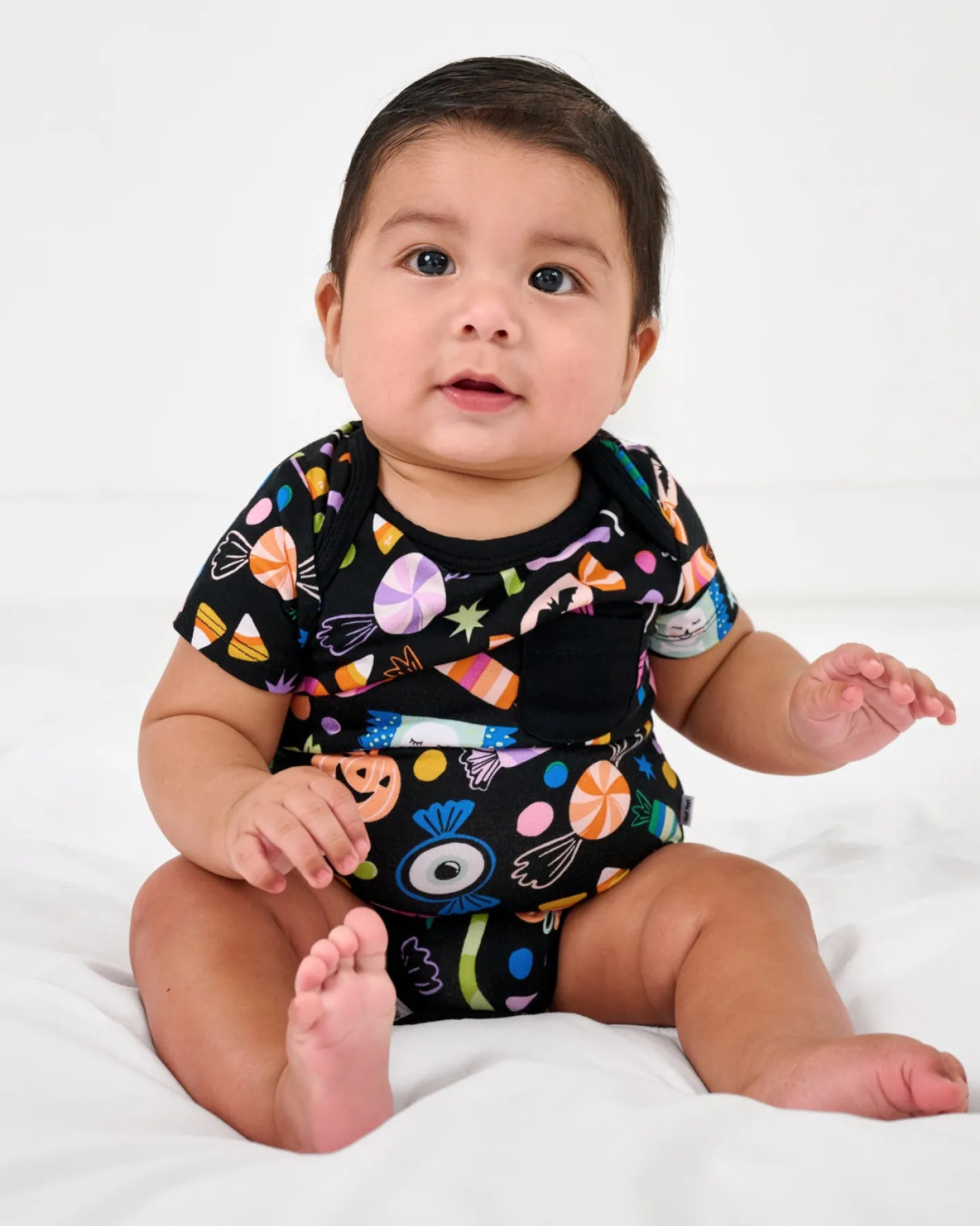 Bamboo Baby Clothes|Bodysuits<Little Sleepies Pocket Bodysuit Halloween Haul