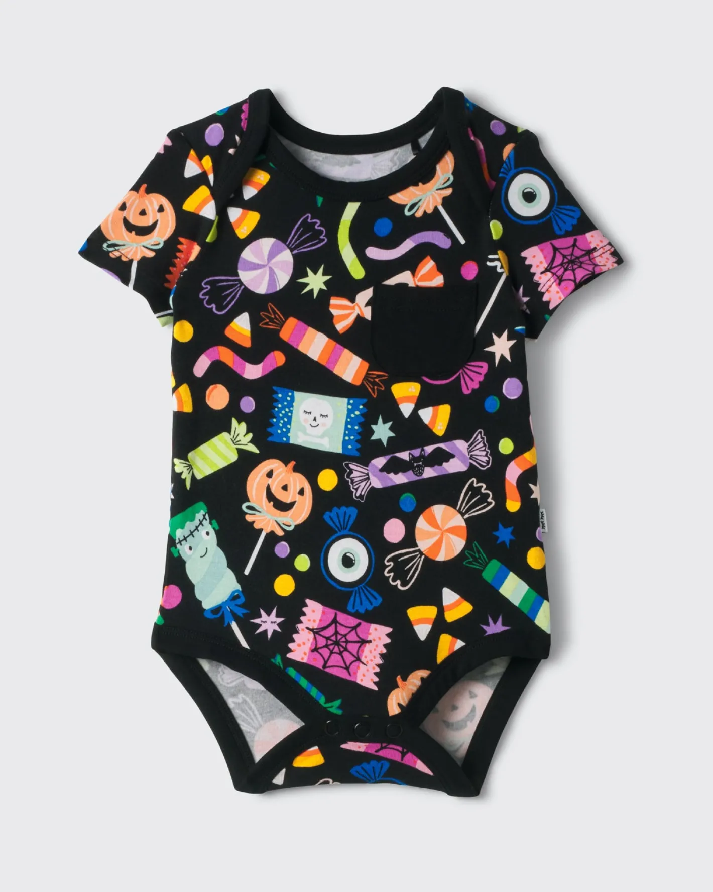 Bamboo Baby Clothes|Bodysuits<Little Sleepies Pocket Bodysuit Halloween Haul