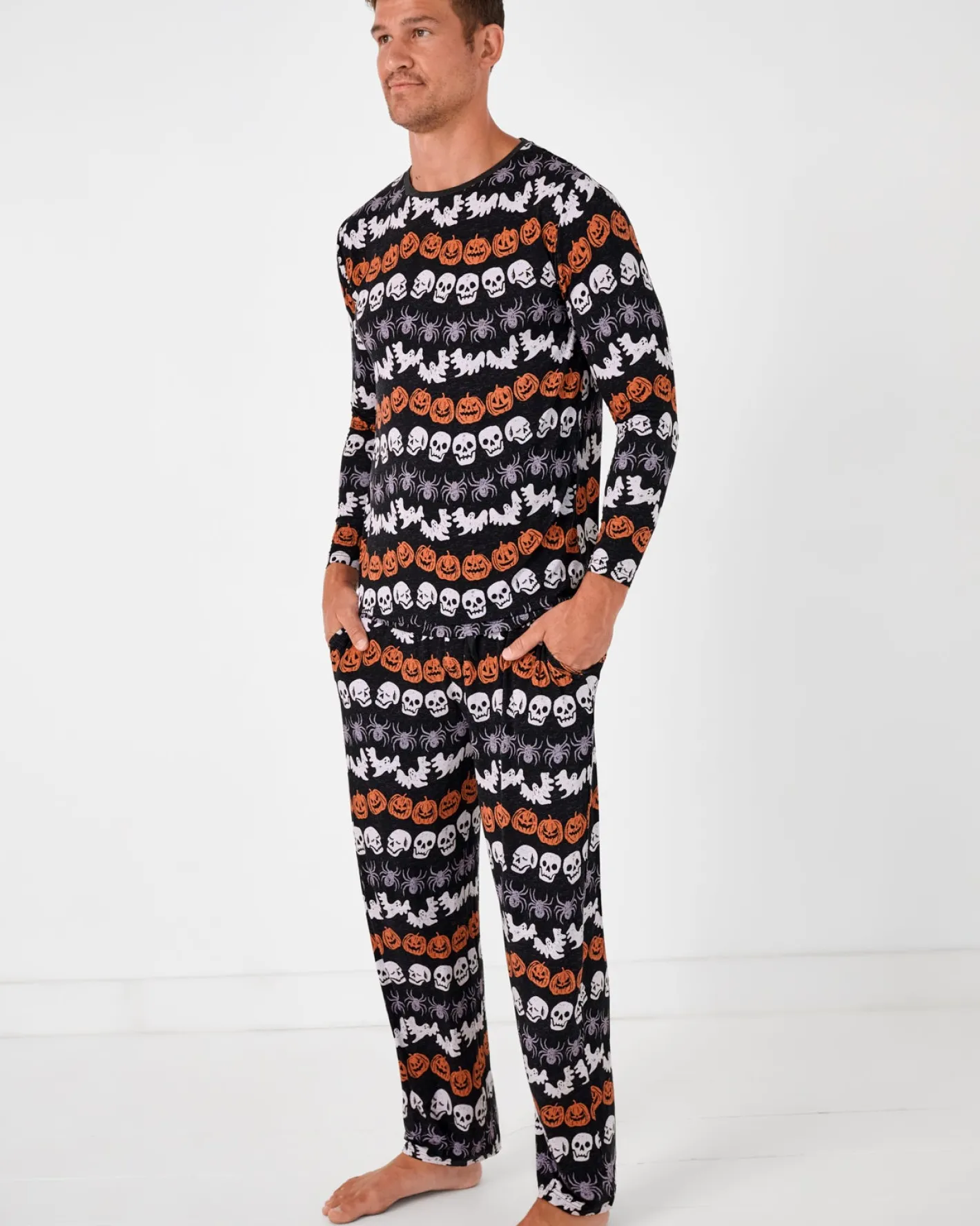 Daddy & Me|Full Family Matching<Little Sleepies Men's Pajama Pants Hallows Eve
