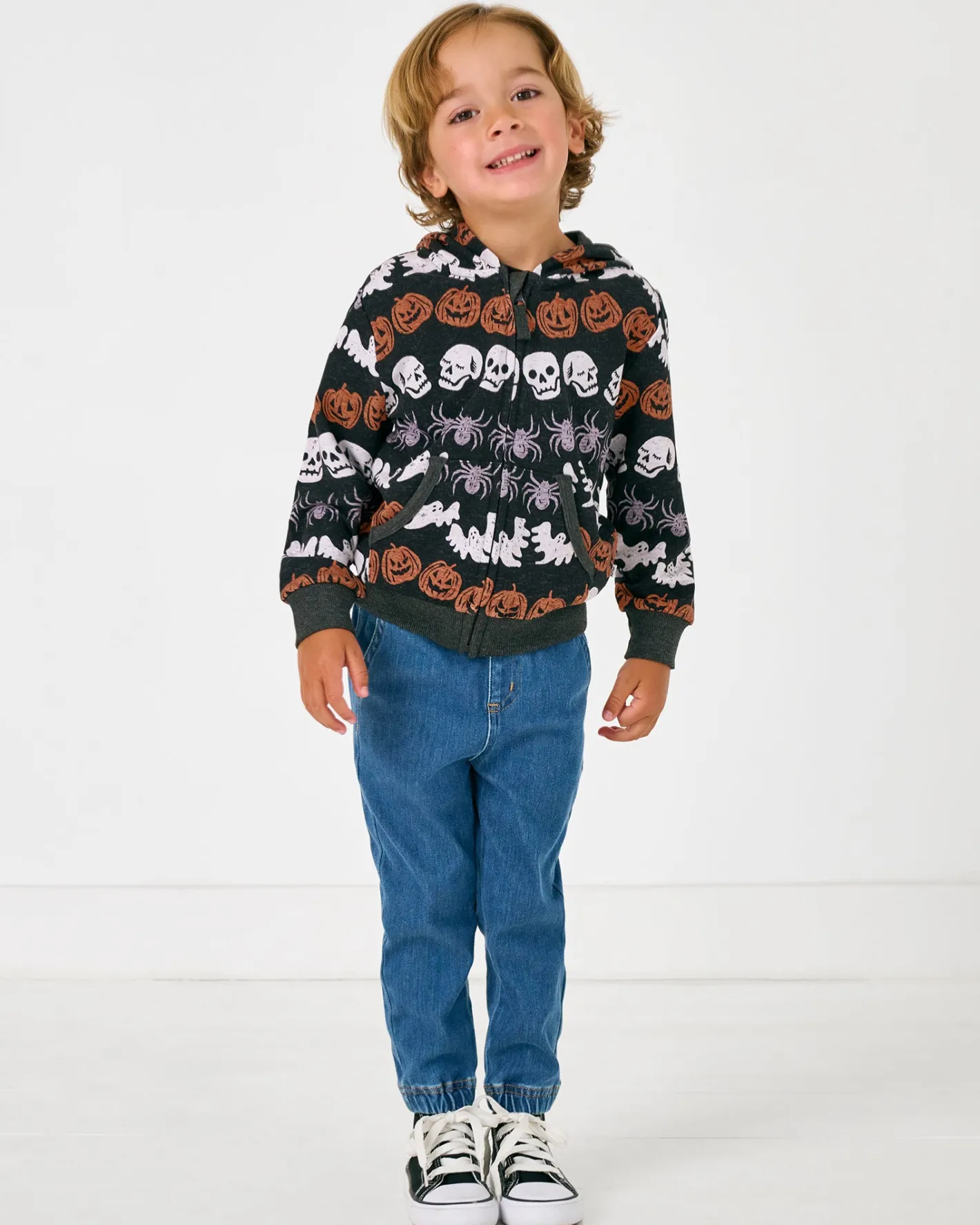 Tops & Tees|Tops & Tees<Little Sleepies Zip Hoodie Hallows Eve