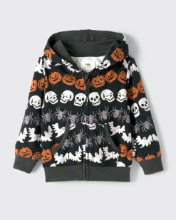 Tops & Tees|Tops & Tees<Little Sleepies Zip Hoodie Hallows Eve